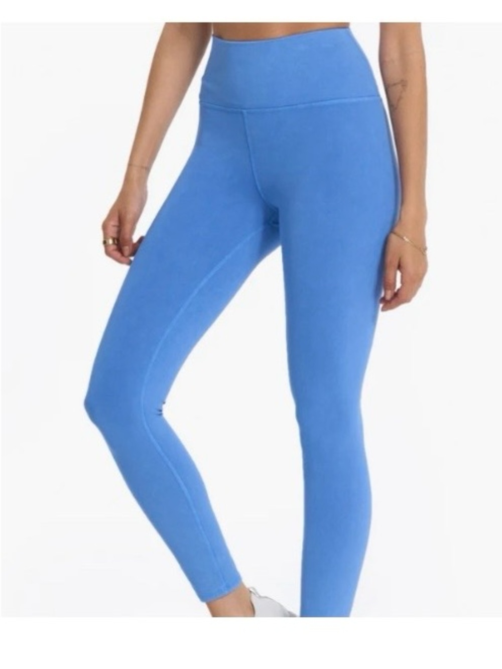 New With Tags Vuori Washed Studio Cerulean Blue Leggings Large